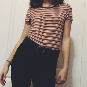 Super funky striped shirt 😗✌🏼